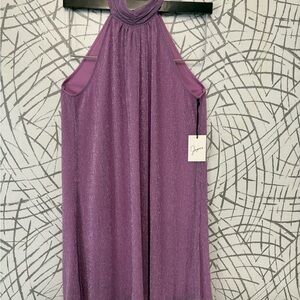 Japna Shimmering Purple Fabric Dress